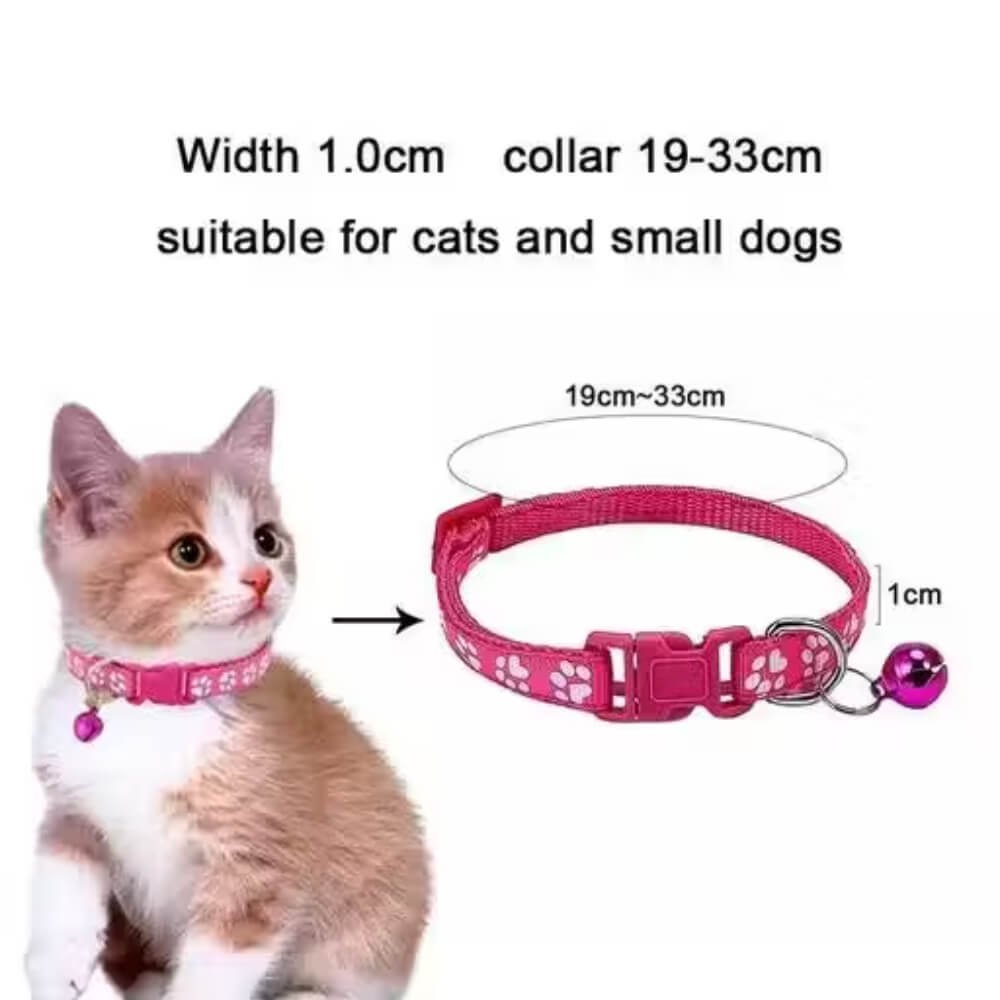 Nylon Cat Harness (Pack of 4) β Adjustable, Escape-Proof & Comfortable Collars for Cats, Kittens & Persian Cats | Safe for Daily Walks & Travel - Image 4