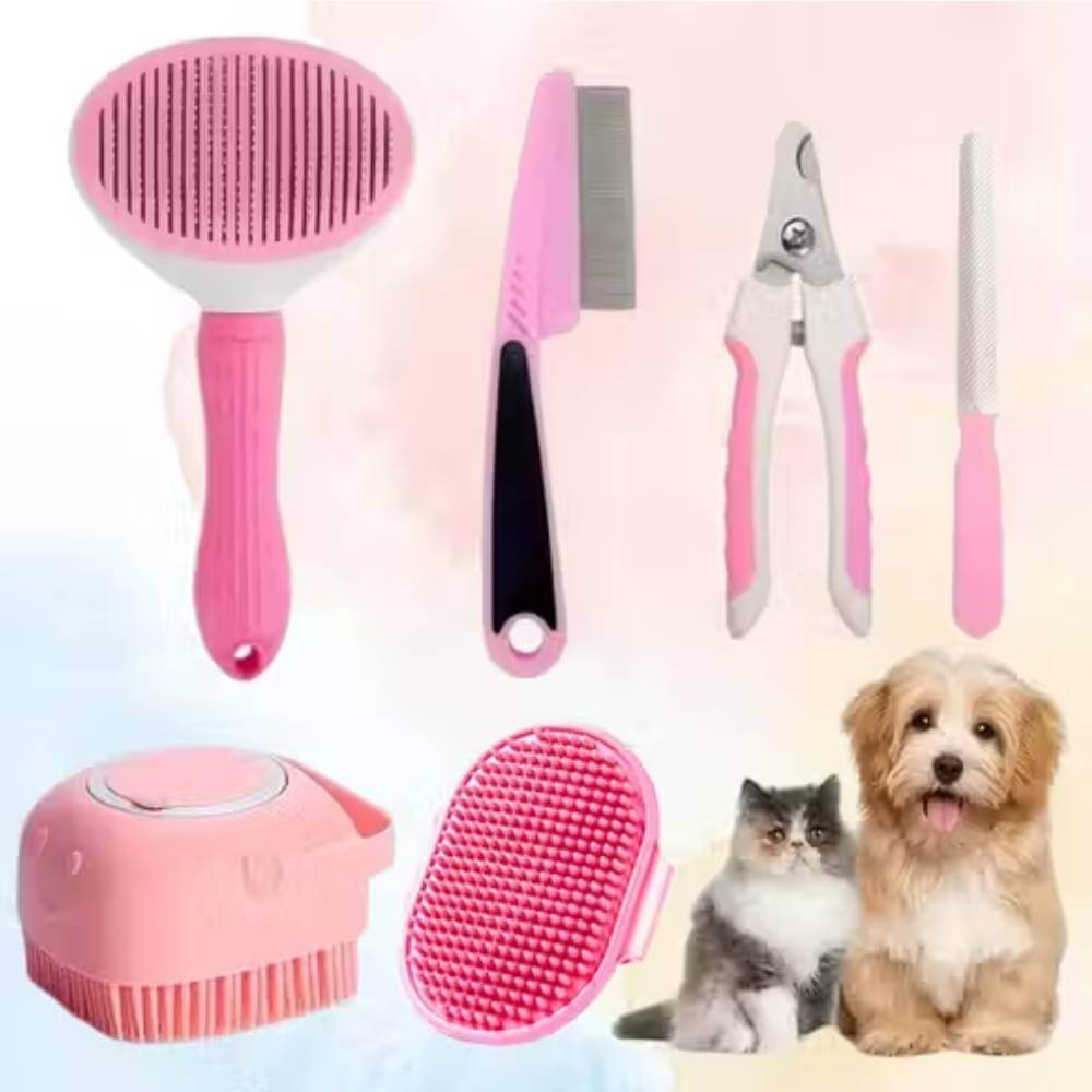 ArtPaws – 6‑in‑1 Cat Grooming Kit – Cat Hair Remover Comb